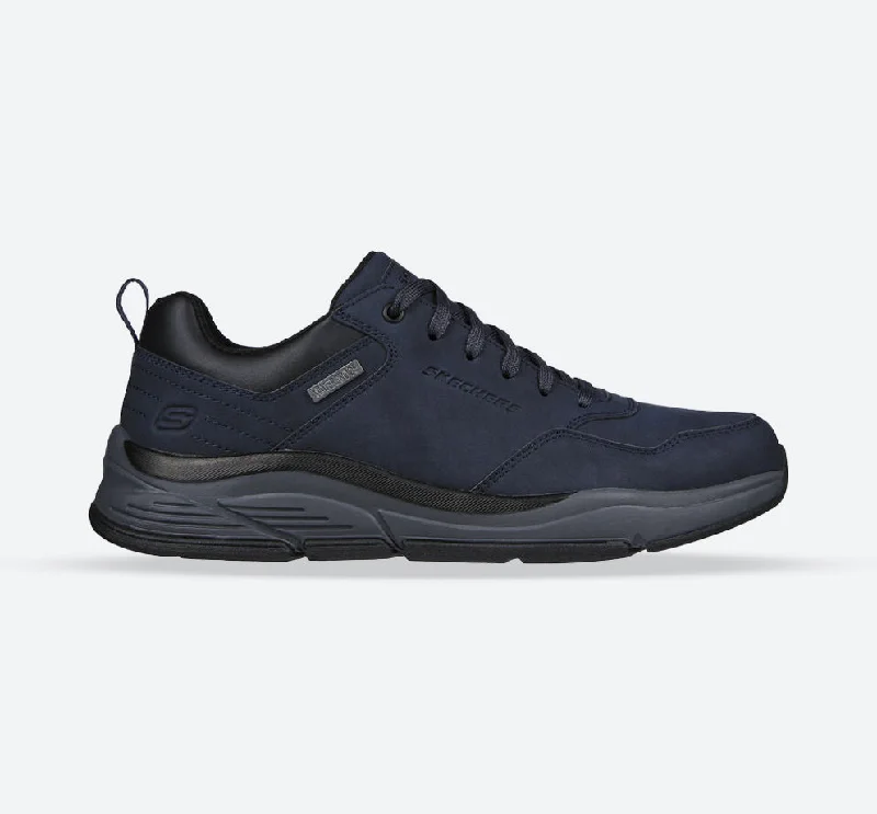 Athletic shoes with shock absorptionMen's Wide Fit Skechers 210021 Benago Hombre Walking Sneakers - Navy