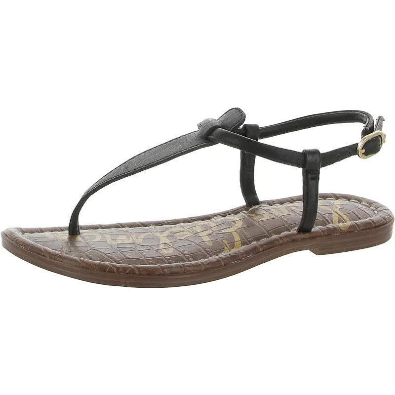 Sandals for laid-back trips-Sam Edelman Girls Gigi Kids Buckle T-Strap Sandals