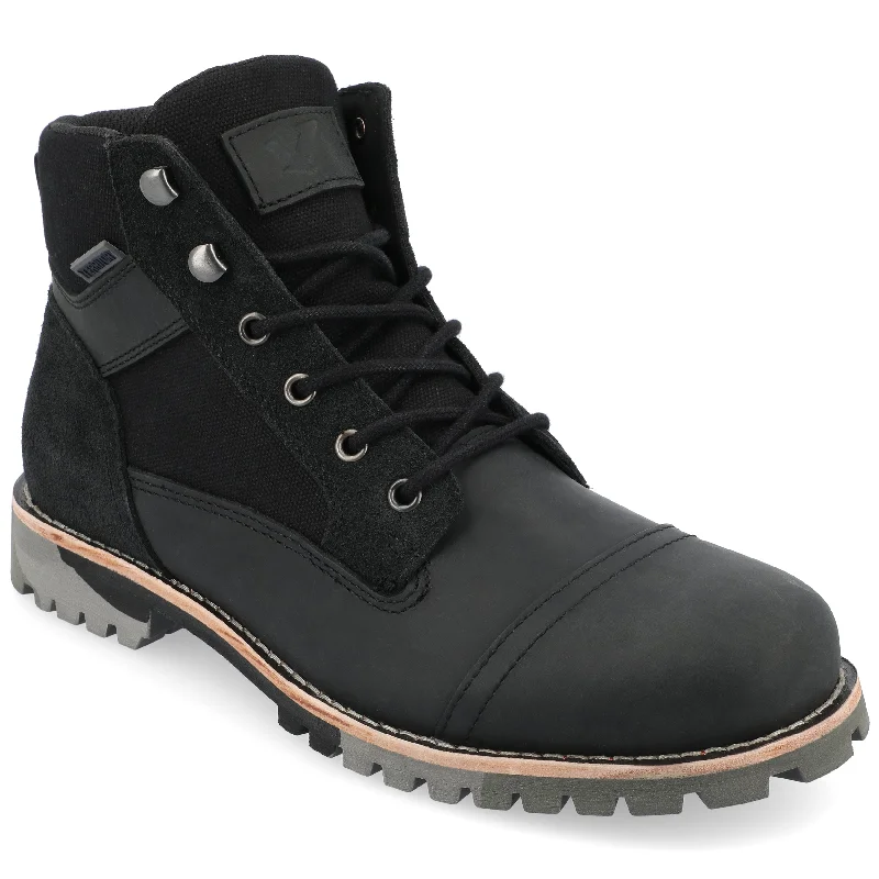 Territory Brute Water Resistant Cap Toe Lace-up Boot