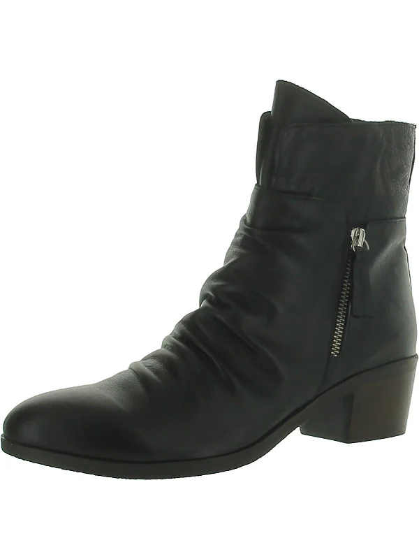 What are cool ankle boots-boots with rugged style-Colbie Womens Leather Slouchy Ankle Boots