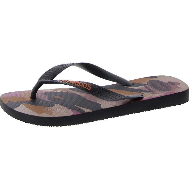 Sandals for poolside vibes-Havaianas Mens Flat Slip On Thong Sandals