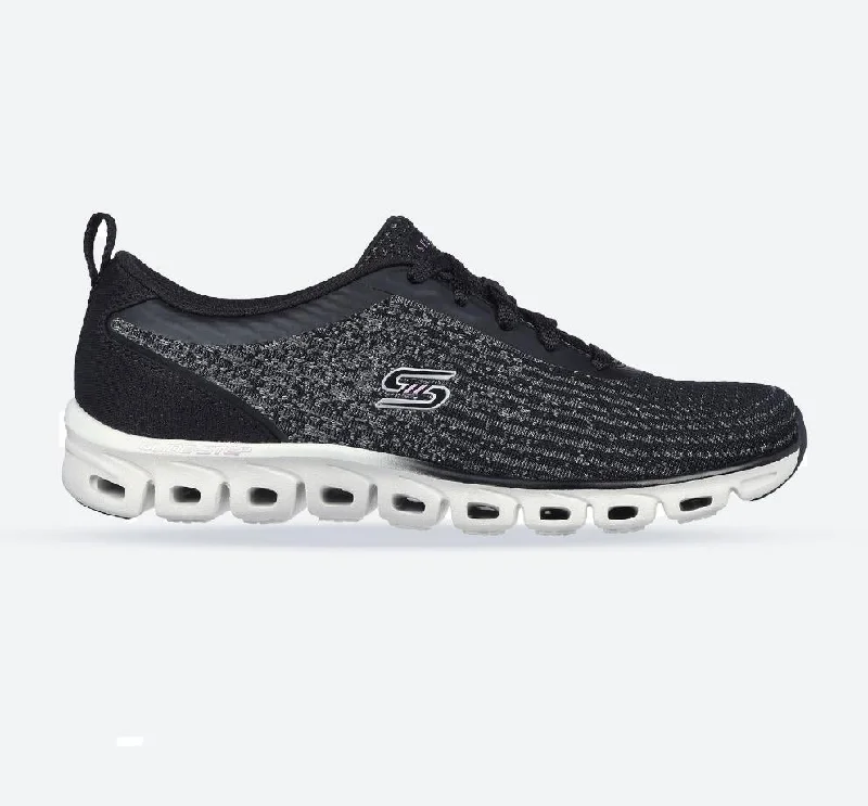 Athletic shoes for cruise trainingWomen's Wide Fit Skechers 104325 Glide-Step Head Start Sneakers -  Black