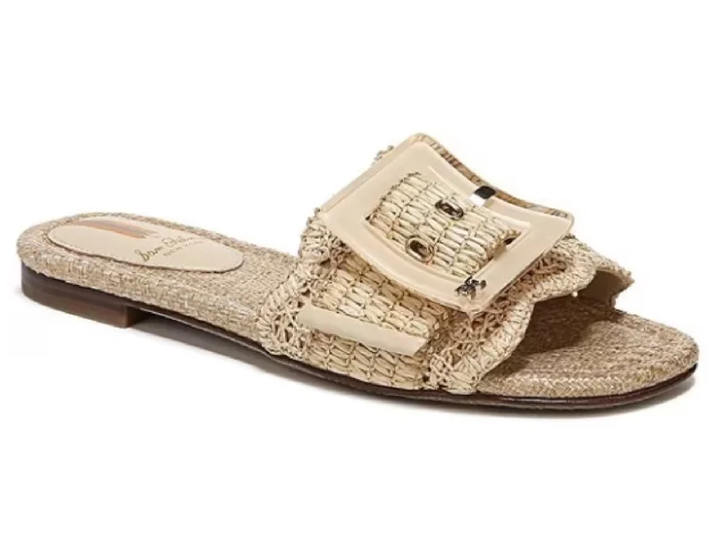 Sandals for casual summer relaxation-Sam Edelman: Bambi in Natural