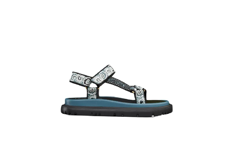 Sandals with supportive soles-DIOR Butterfly Bandana Sandals for Women