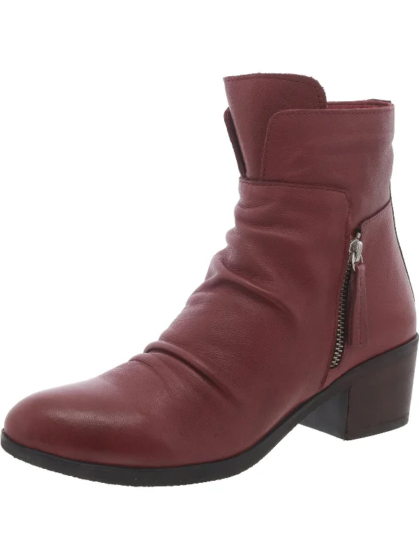 Best ankle boots for modern looks-boots for night hikes-Womens Leather Ankle Boots