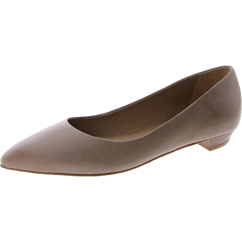 Flats with synthetic feel-Bernardo Womens Leather Pointed toe Flat Shoes