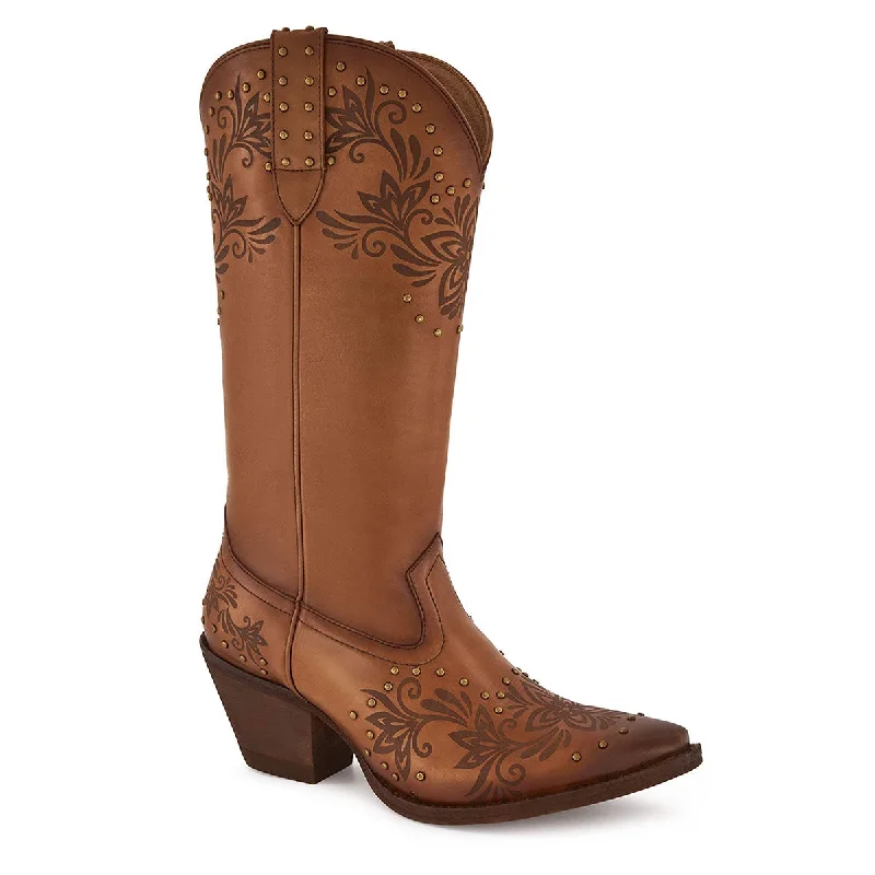 Women Premium Leather Western Boots By Forastero