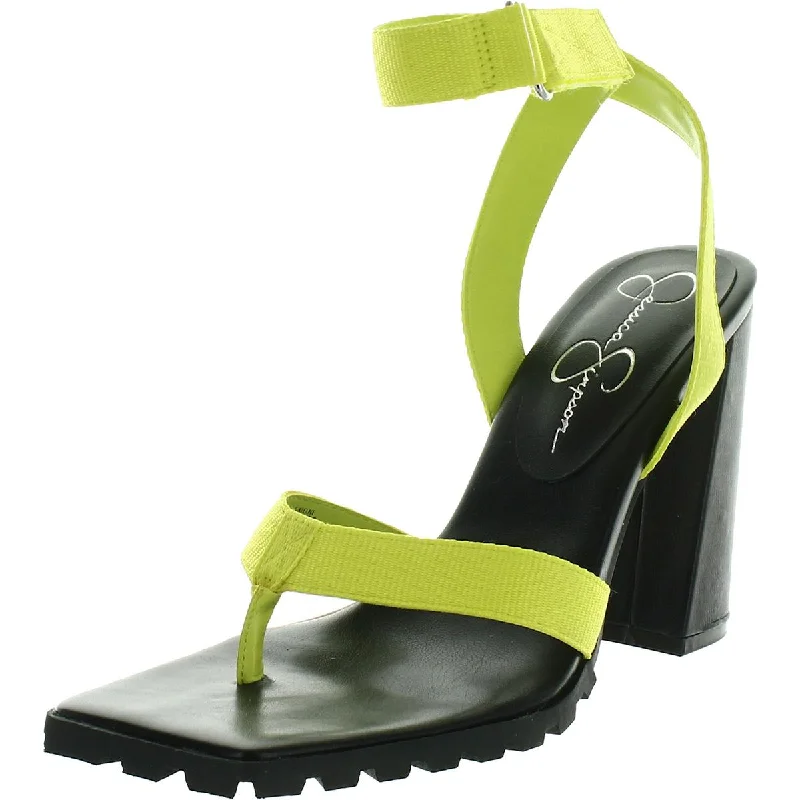 Sandals for beach picnics-Jessica Simpson Kielne Women's Mixed Media Block Heel Sandals