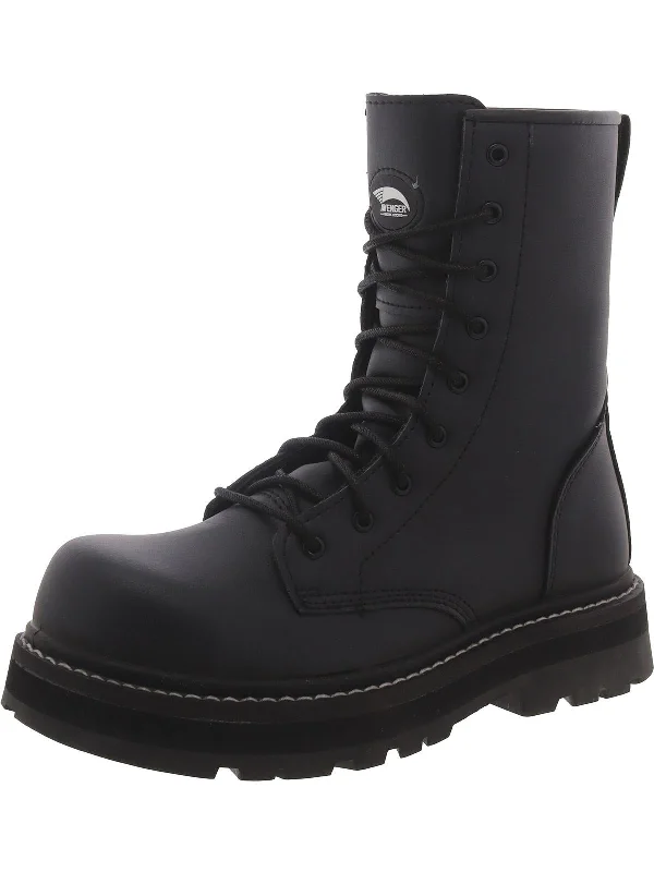 Fortune Womens Faux Leather Carbon Nano Fiber Toe Work & Safety Boots