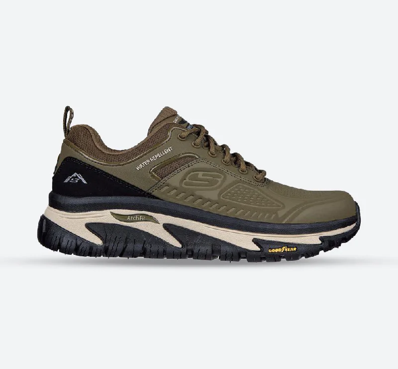 Athletic shoes for charity eventsMen's Wide Fit Skechers 237333 Arch Fit Road Walker Recon Sneakers - Olive/Black