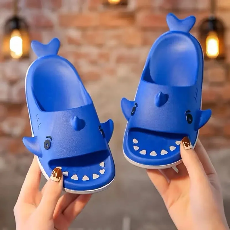 slippers for calm softnessKids shark slipper