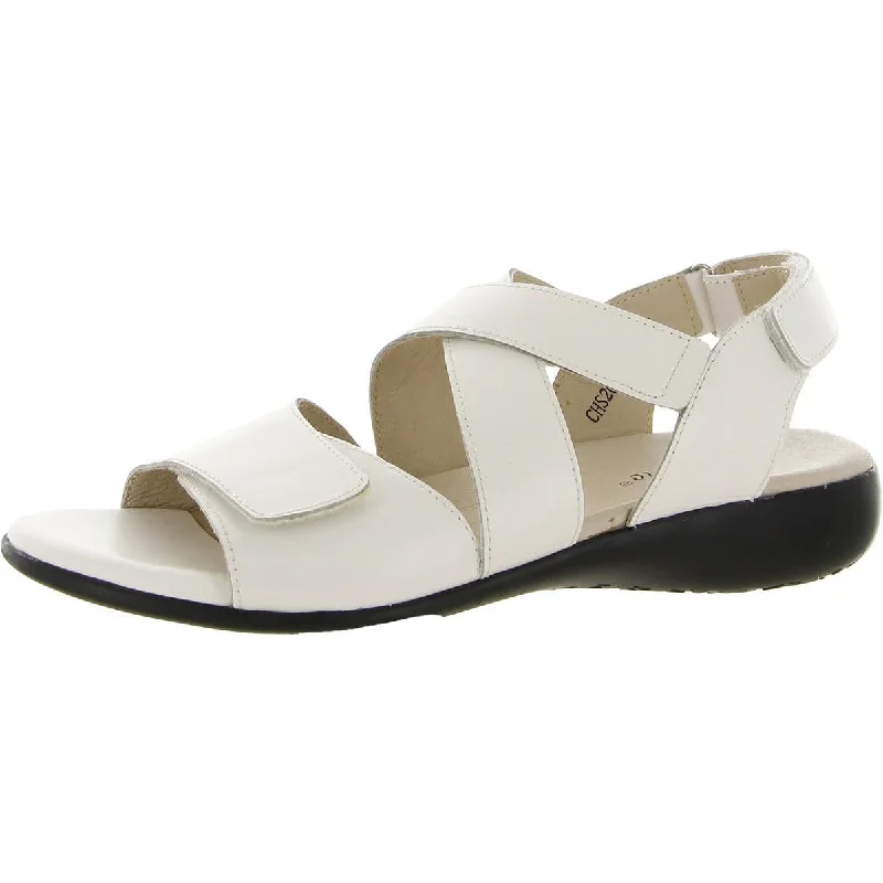 Sandals for outdoor vibes-David Tate Womens Mend Leather Slide On Slingback Sandals