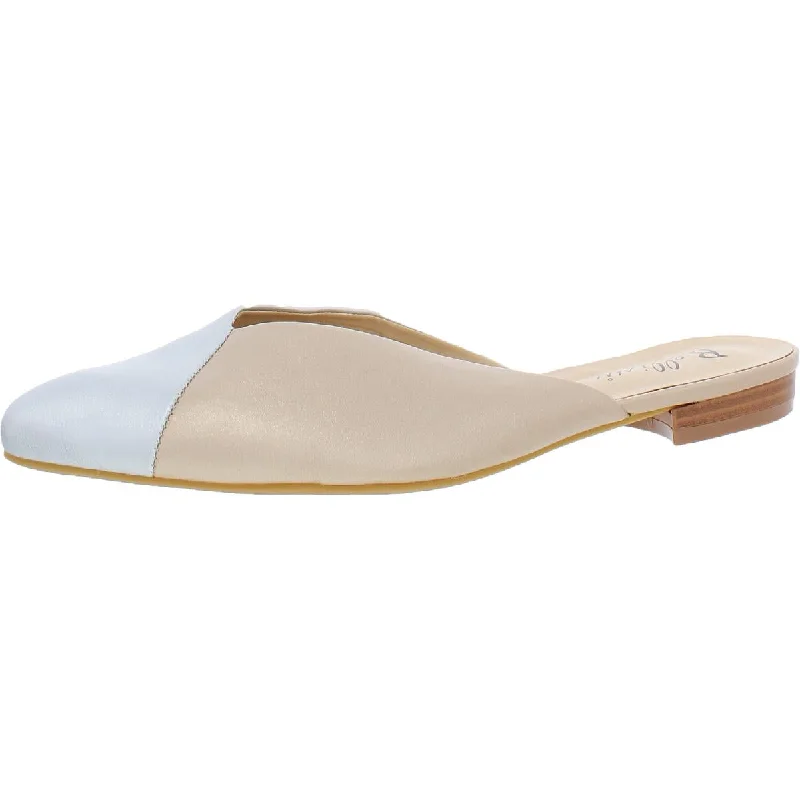 Flats for casual hike-Bellini Womens Flex Faux Leather Almond Toe Mules