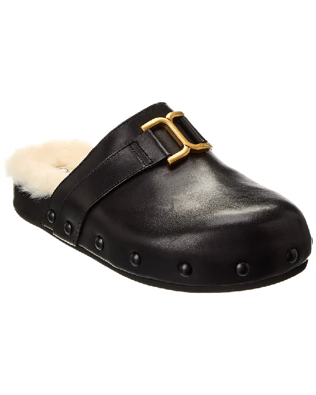 slippers for leisure timeChloé Marcie Leather Mule