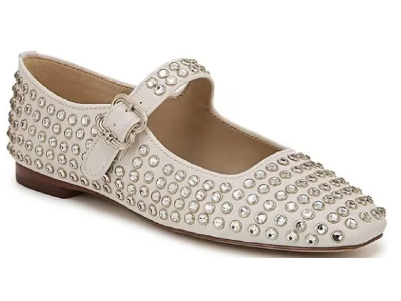 Flats for product launch-Sam Edelman: Michaela Gem in Ivory