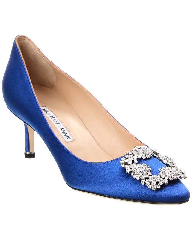 Manolo Blahnik Hangisi 50 Satin Pump