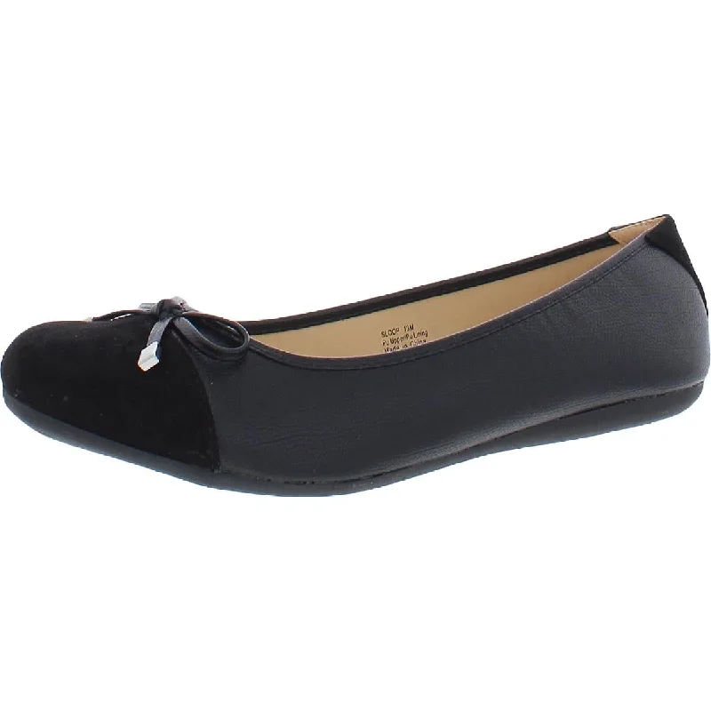 Flats for music festival-Bellini Womens Sloop Faux leather Round Toe Ballet Flats