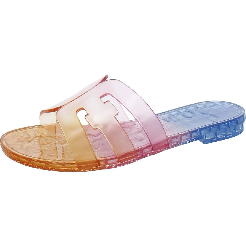 Sandals with lightweight soles-Sam Edelman Girls Little Kid Slip On Slide Sandals