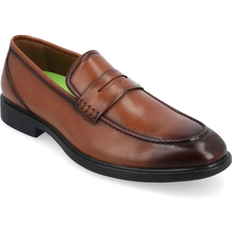 Vance Co. Mens Keith Faux Leather Loafers