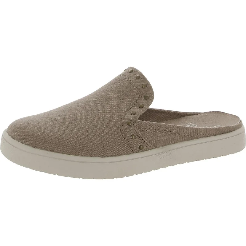 Flats with pom pom style-Koolaburra Womens Darcee Canvas Slip On Mules