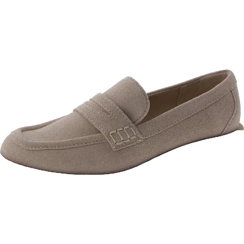 Dolce Vita Womens Faux Suede Square toe Loafers