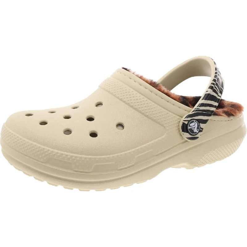 Flats with lace feel-Crocs Womens CLASSIC LINED Slip On Laceless Clogs