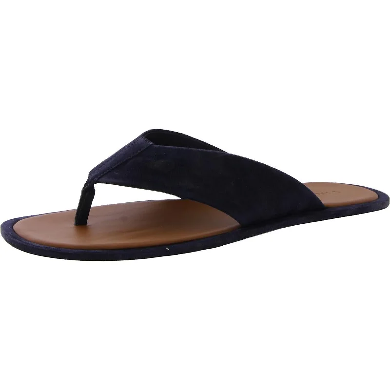 Sandals with decorative stitching-Vince Mens Thong Flat Thong Sandals