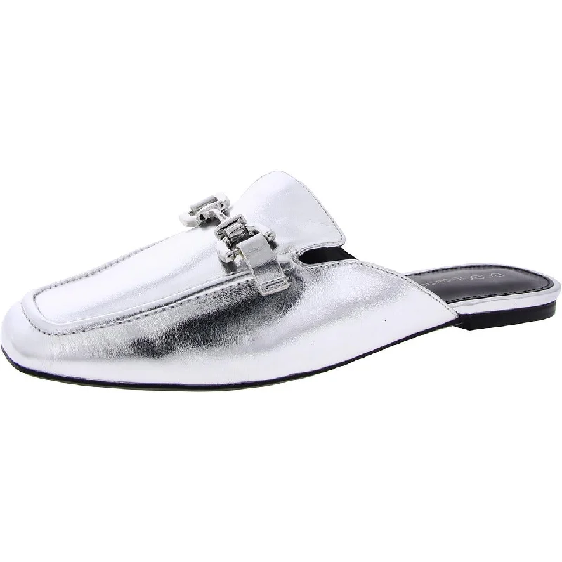 Flats for school uniform-BCBGeneration Womens PENDALL Metallic Flats Mules