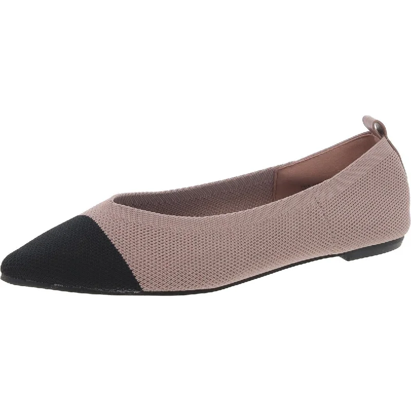 Flats with wingtip feel-Journee Collection Womens Pointed toe Comfy Flat Shoes