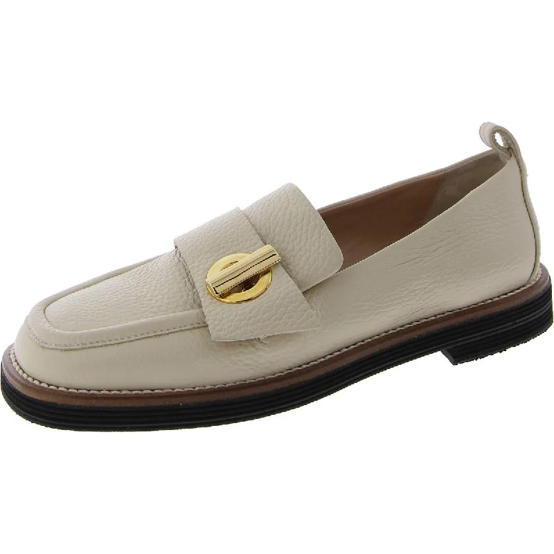 DKNY Womens Faux Leather Slip-On Loafers