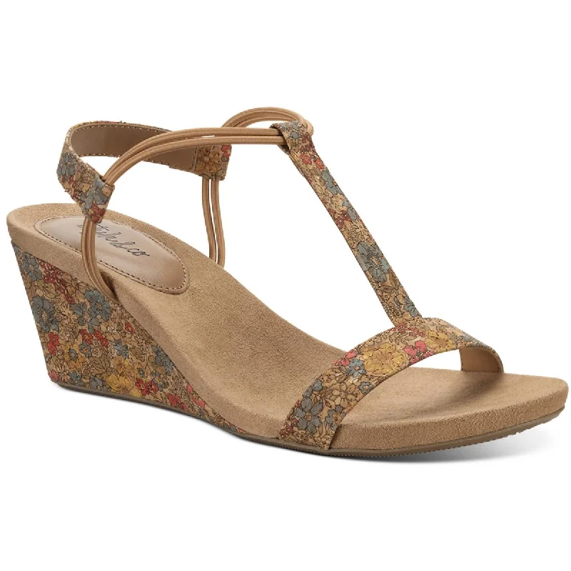 Sandals with soft leather straps-Style & Co. Womens Mulan T-Strap Sandals