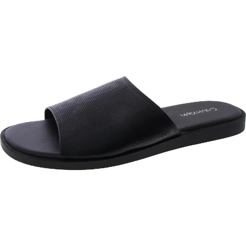 Sandals with lightweight padding-Calvin Klein Mens Slide Slip On Slide Sandals