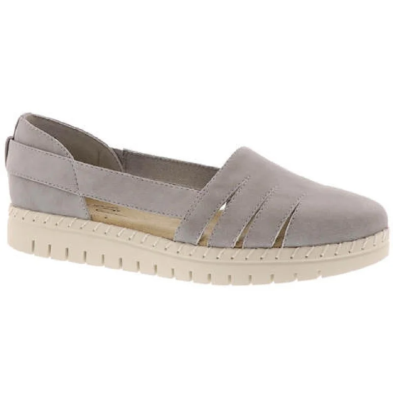 Flats with round toe-Easy Street Womens Bugsy Strappy Flats Slip-On Sneakers