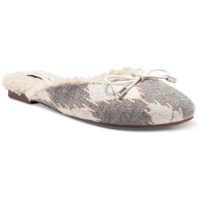 Flats for casual hike-Jessica Simpson Womens Tracee Knit Lined Mules