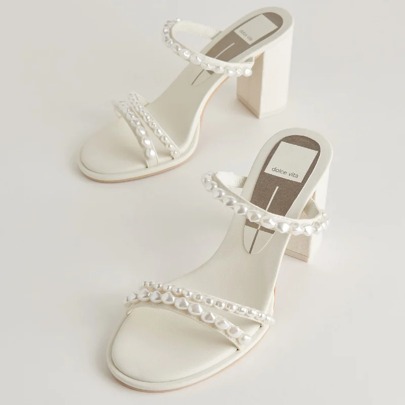 Barrit Pearl Heels Vanilla Pearls