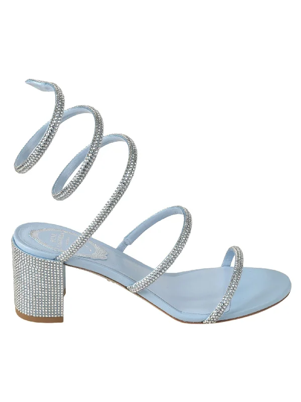 Sandals with reinforced cushions-René Caovilla Elegant Mini Sandals for Women