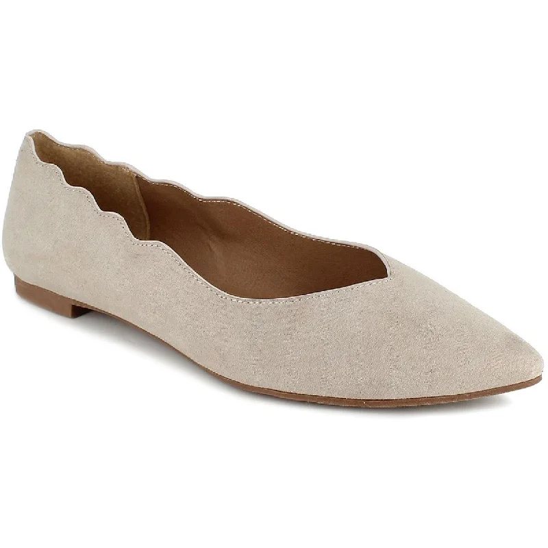 Flats for German brand-Esprit Womens Perri Picot Trim Slip On Ballet Flats