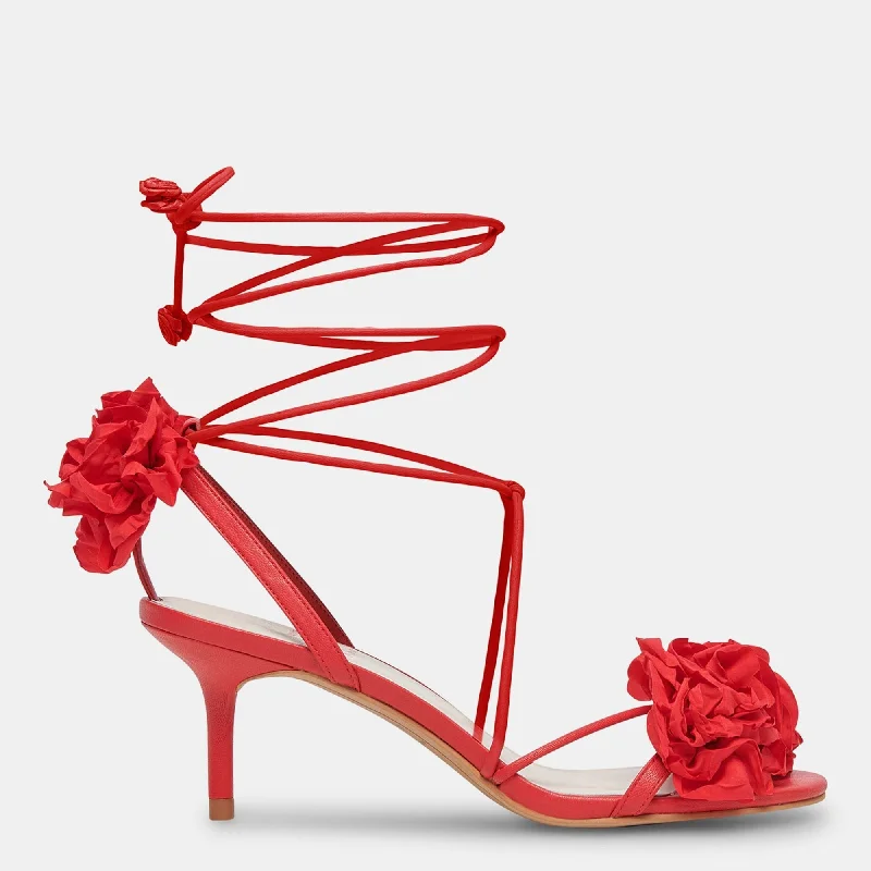 Sophia Heels Red Stella