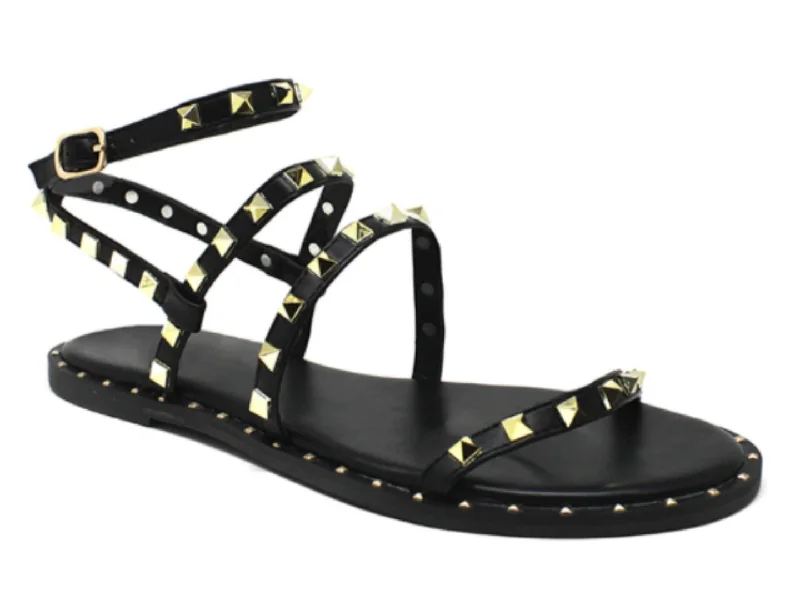 Sandals with trendy ankle straps-Shushop: Bimba