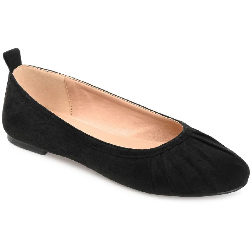 Flats with synthetic design-Journee Collection Womens Tannya Slip On Dressy Ballet Flats