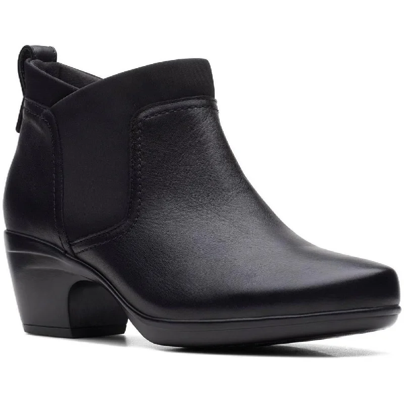 Emily Chelsea Womens Leather Ankle Chelsea Boots