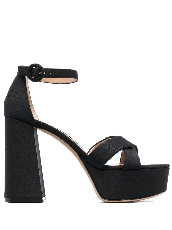 Sandals with non-slip padding-GIANVITO ROSSI Elevated Platform Sandals for Women