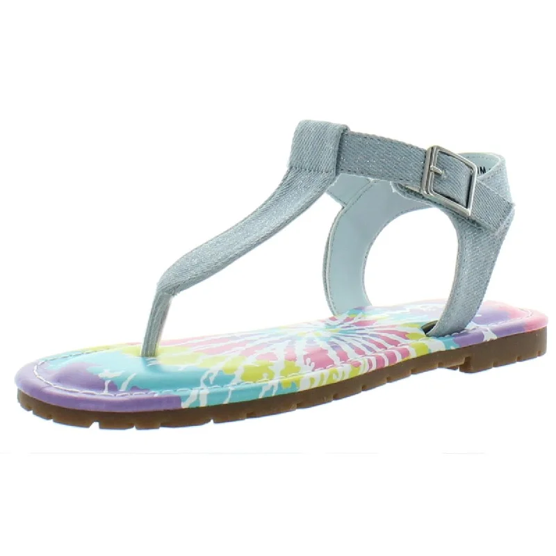 Sandals for weekend escapes-Nina Girls Heddy Summer Flat Thong Sandals