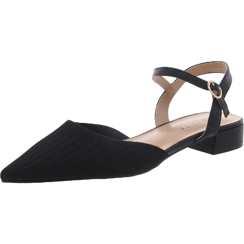 Flats with almond style-Journee Collection Womens  Ankle Strap Flat Shoes