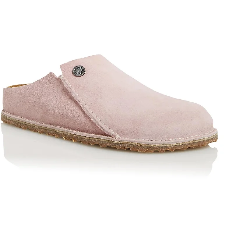 Flats for everyday essential-Birkenstock Womens Zermatt Suede Slip On Flat Flat Shoes