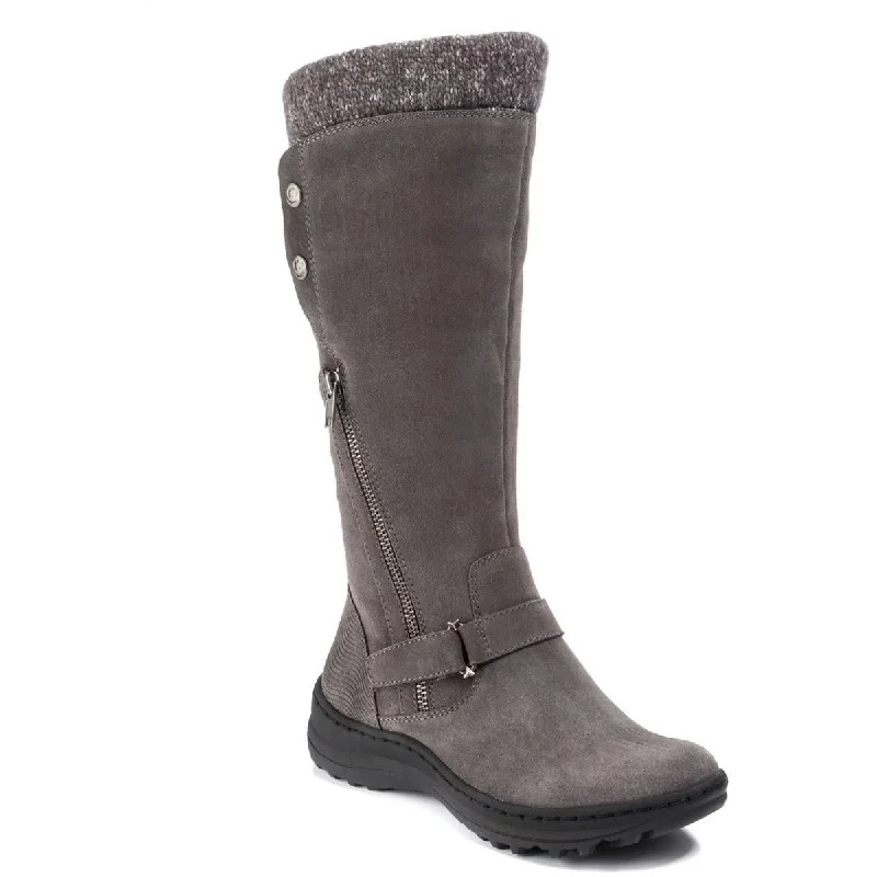 Adele  Womens Leather Mid-Calf Boots