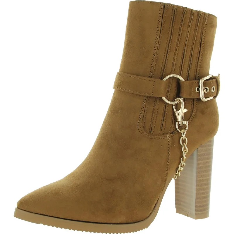 Do ankle boots match slim jeans-boots with sporty look-Womens Harness Chain Ankle Boots