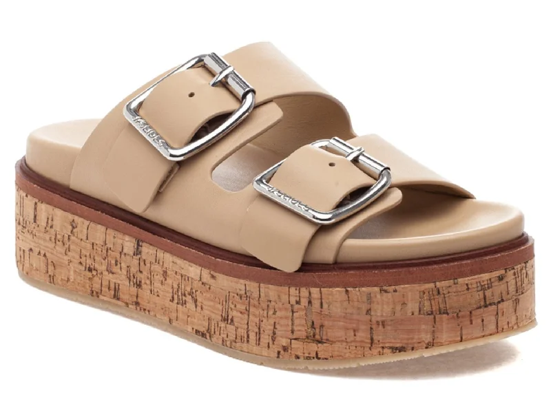 Sandals for summer casual wear-J Slide: Belinda in Sand