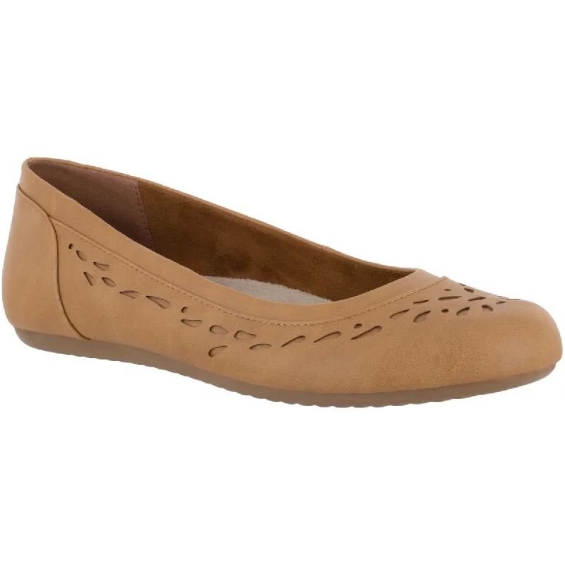 Flats with adjustable straps-Easy Street Womens Bridget Slip On Dressy Moccasins