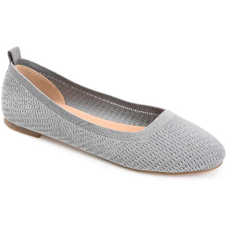 Flats with synthetic feel-Journee Collection Womens Maryann Slip On Comfort Insole Ballet Flats